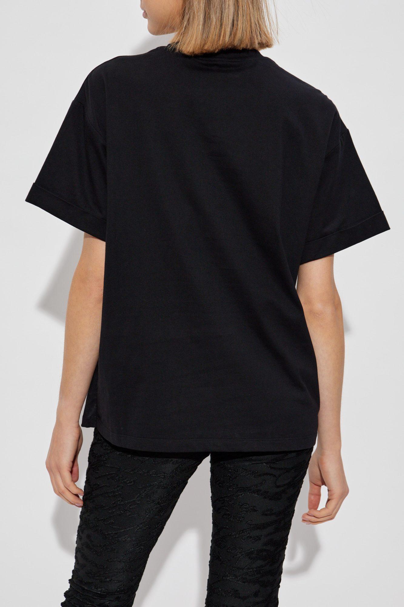 Balmain logo-print Cotton T-shirt | Black | FARFETCH